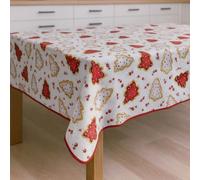 Tovaglia antimacchia Natalizia tavolo rettangolare rotonda quadrata No Stiro