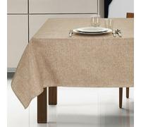Tovaglia antimacchia rettangolare no stiro 140 x 180 tavolo 6 posti LINO
