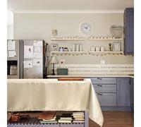 Tovaglia antimacchia tavolo rettangolare rotonda quadrata natale tessuto lurex