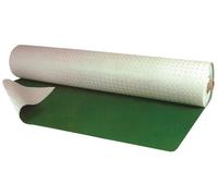 Tovaglia Bianco Verde Mollettone Tavolo Rettangolare h 140 cm, Copritavolo Gommato Antiscivolo in PVC, Proteggi Tavolo, Aderisce a Tutte le Superfici, Protegge da Macchie e Graffi (ROTOLO 20 MT)