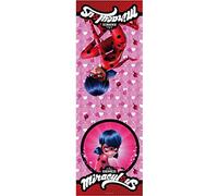 Comogiochi- Tovaglia Carta 120 x 180 cm Miraculous-Lady Bug, Multicolore, 5CG82054