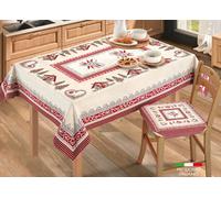 Tovaglia Centro Tavola Runner In Ciniglia Tirolese Modello Monte Bianco Made Ita