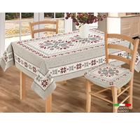 Tovaglia Centro Tavola Runner In Ciniglia Tirolese Modello Tricot Made Italy