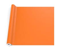 Tovaglia cerata, lavabile, da giardino, per interni ed esterni, 120 x 140 cm, con bordo tagliato, arancioni