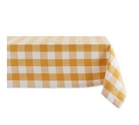 Tovaglia classica da fattoria DII Buffalo Check Collection, 60x84, color miele e oro