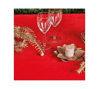 Tovaglia con tovaglioli Natale natalizia elegante 100% cotone 12 18 posti Vingi