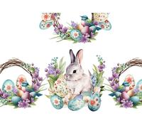 Tovaglia Copritavolo Cucina 100% Cotone Digitale Pasqua Disegno Colors GI