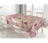 Tovaglia Copritavolo Cucina Pranzo Puro Cotone Modello Peperoncini Rossi RP