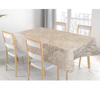 Tovaglia Copritavolo Cucina Pranzo Tessuto Miros Modello Floreale Amelie Bianco