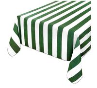 Tovaglia Cotone A Righe Classica Bordata Copritavolo Giardino Piscina Cucina