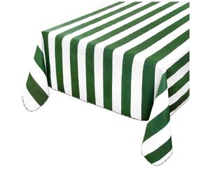 Tovaglia Cotone A Righe Classica Bordata Copritavolo Giardino Piscina Cucina