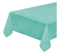 emmevi Tovaglia Cotone Cucina Morbida Copritavolo Tinta Unita Pastello Mod.GREASE DIS_19T 135X230 TURCHESE