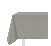 Tovaglia cotone tortora 140x240 cm Slub grigio