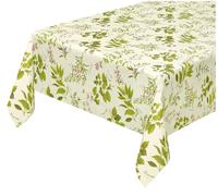 Tovaglia cucina antimacchia erbetta natura tela cerata pvc copri tavolo felpato