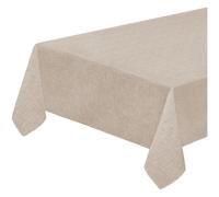 Tovaglia Tavolo Cucina Antimacchia Bordata Plastificata Copritavolo 135x230 Cm Beige Pastello