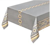 Tovaglia Cucina Chiave Greca Elegante Antimacchia Metallizzata Copritavolo Casa