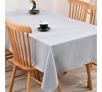 Tovaglia Cucina Bordata Antimacchia Cotone Plastificato Moderna Colori Pastello