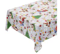 Tovaglia Cucina Natalizia Pupazzo Neve Albero Natale Plastificata Antimacchia