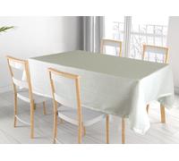 BIANCHERIAWEB Tovaglia Cucina Soggiorno in Cotone con Orlo A Giorno in Tinta Unita Ajour 140x240cm Panna