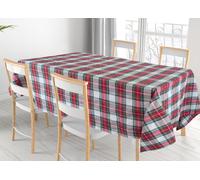 Tovaglia Cucina Soggiorno Misto Cotone Fantasia Tinto In Filo Con Lurex Mod. Nat