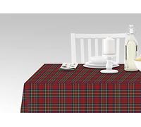 Tovaglia da cucina con stampa digitale, 100% Made in Italy, Tovaglia antiscivolo per sala da pranzo, lavabile e antimacchia, Modello Natale - Robella, cm 140x240
