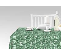 Tovaglia da cucina con stampa digitale, 100% Made in Italy, Tovaglia antiscivolo per sala da pranzo, lavabile e antimacchia, Modello Natale - Rimini, cm 140x140