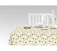 Tovaglia da cucina con stampa digitale, 100% Made in Italy, Tovaglia antiscivolo per sala da pranzo, lavabile e antimacchia, Modello Natale - Robertson, cm 140x240