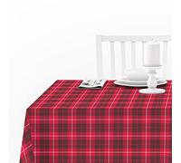 Tovaglia da cucina con stampa digitale, 100% Made in Italy, Tovaglia antiscivolo per sala da pranzo, lavabile e antimacchia, Modello Natale - Rossano, cm 180x140