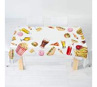 Tovaglia da tavola I Love Sleeping 6 posti rettangolare stampata in cotone 3051