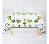 Tovaglia da tavola I Love Sleeping 6 posti rettangolare stampata in cotone 3055