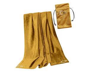 Tovaglia da tavola in velluto morbido con tarocchi dell'altare con borsa con