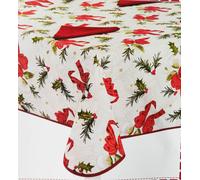 Tovaglia da tavola Natalizia da 18 posti con tovaglioli 140x360 cm. B649