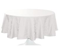 Tovaglia Damassee Ombra Bianco Ovale 180 x 240