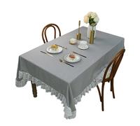 Tovaglia decorativa con motivo floreale, ad asciugatura rapida, lavabile in lavatrice, adatta alla maggior parte dei tavoli, decorazione per la casa, festival, cene, feste