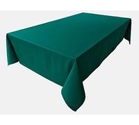 Tovaglia di alta qualità in 100% cotone, collezione Konzept, colore e dimensioni a scelta (tovaglia - 150 x 350 cm, verde abeto)