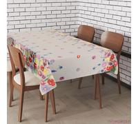 Tovaglia fantasia fiorata grigio Preziosa rasatello Thango F