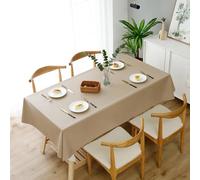 Tovaglia impermeabile, 140 x 180 cm, moderna, in PVC, lavabile, in vinile, antimacchia, perfetta per sala da pranzo e uso esterno