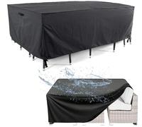 Tovaglia impermeabile 210D per esterni, resistente ai raggi UV, set e coprisedie per la massima protezione da giardino