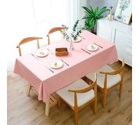 Tovaglia impermeabile, 60 x 120 cm, lavabile, rettangolare, in PVC, resistente, per esterni e cucina, antimacchia, facile da pulire, perfetta per cene e feste