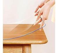 Tovaglia impermeabile in PVC, 50 x 220 cm, facile da pulire, varie misure di spessore, perfetta per matrimoni, banchetti e ristoranti, protezione per la tavola.