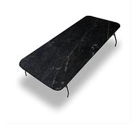 Tovaglia in marmo per esterni, con texture marmorizzata, adatta per feste in campeggio e picnic, adatta per tavolo rettangolare da 76,2 x 152,4 cm