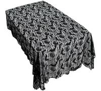 Tovaglia in Pizzo Nero, Tovaglie di Halloween, Tovaglia a Forma di Ragno E Ragnatela per Cene in Maschera, Serate di Film Spaventosi, Decorazioni per Tavola
