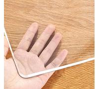 Tovaglia in plastica trasparente, pellicola effetto vetro tavolo - PVC protettivo1,5 mm tovaglia trasparente, copritavolo lavabile (50x100cm/19.69x39.37in)
