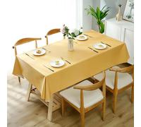 Tovaglia in PVC impermeabile, 100 x 160 cm, facile da pulire, design elegante, perfetta per sala da pranzo, durevole e antimacchia, ideale per interni ed esterni