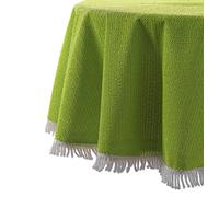 Tovaglia in schiuma morbida, resistente alle intemperie, per balcone, terrazza, campeggio, dimensioni e colore a scelta (rettangolare, 130 x 160 cm, verde mela)