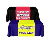 Tovaglia In Spandex Personalizzata | Personalizzata con Il Tuo Logo, Testo O Foto | Copertura Lavabile e Antipiega | Perfetta for Fiere, Eventi e Aziende
