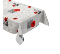 Tovaglia In Vinile MEWATU C144551 A Fiori Mohn Patchwork Multicolore
