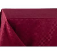 Tovaglia Jacquard Idrorepellente e Antimacchia Fantasia Scaccomatto Colore Borde