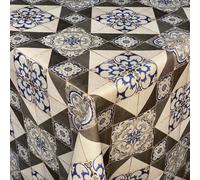 Tovaglia Jacquard Rivestita Cotone DG78 Moasik Angolare Rotondo Ovale