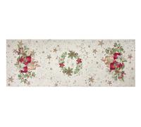 Tovaglia Natale Centrino Runner Centrotavola Natalizio Gobelin Candela New 1270